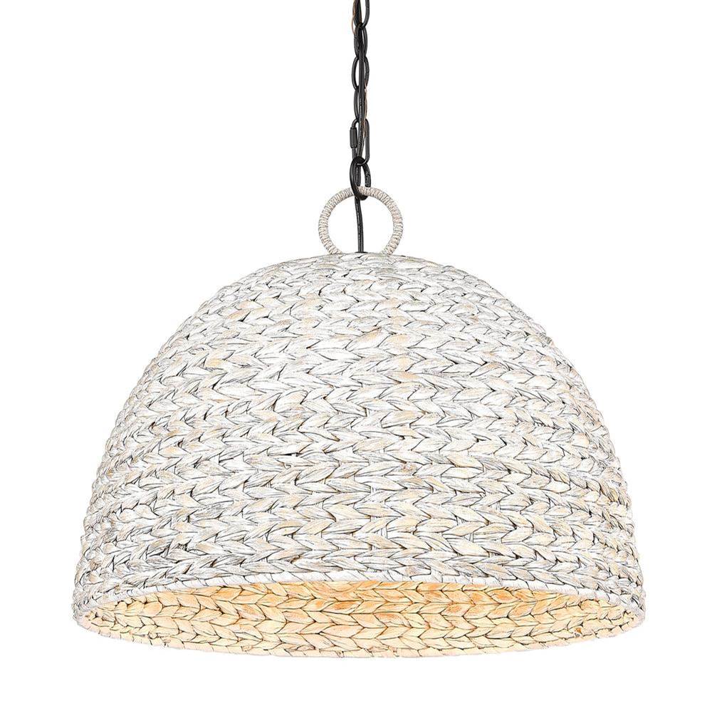 Golden Lighting Rue Golden Lighting Rue 5-light Pendant In Matte Black And Rubbed Bronze Shade