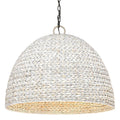 Golden Lighting Rue Golden Lighting Rue 8-light Chandelier In Matte Black And Rubbed Bronze Shade