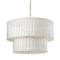 Golden Lighting 1084-6 BCB-WW Brushed Champagne Brass Golden Lighting Erma 6-light Chandelier In Brushed Champagne Brass Image 1