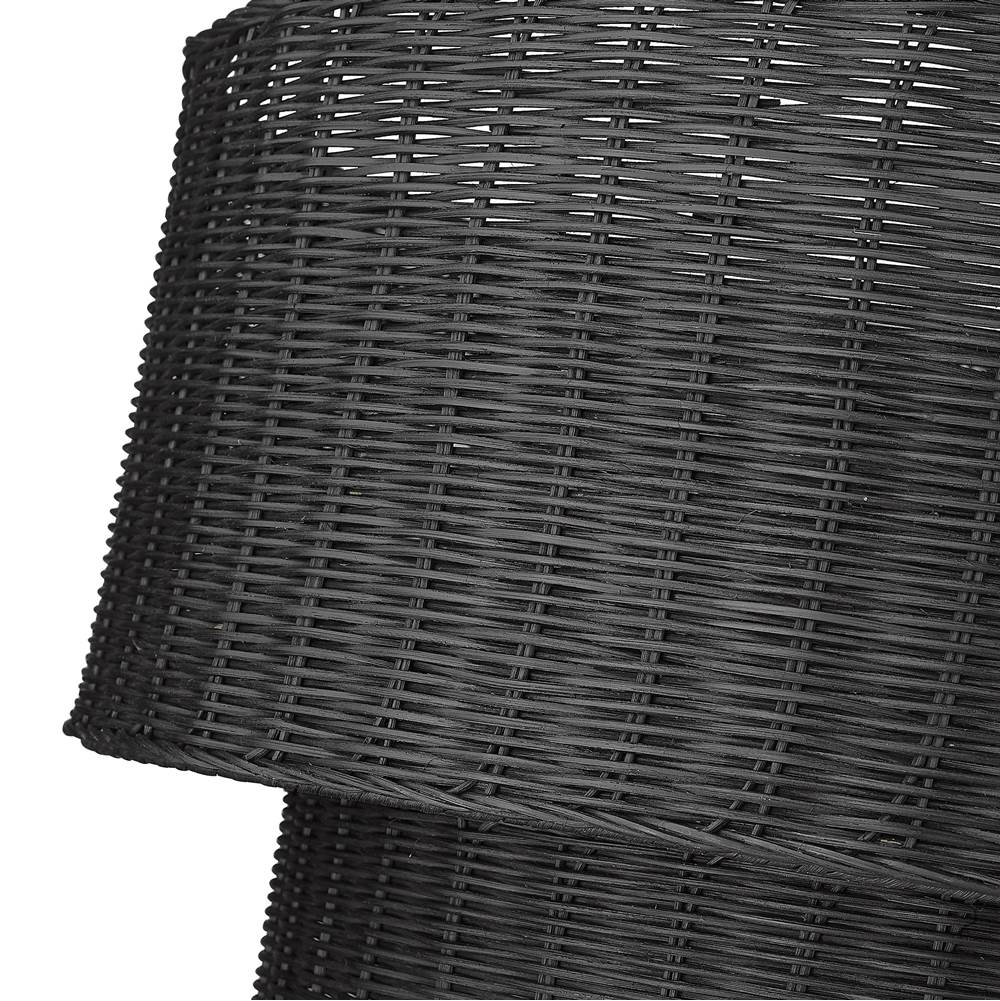 Golden Lighting 1084-9 BLK-BW Matte Black Golden Lighting Erma 9-light Chandelier In Matte Black Image 4