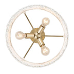 Golden Lighting 1084-SF BCB-WW Brushed Champagne Brass Golden Lighting Erma 3-light Semi-flush Mount In Brushed Champagne Brass Image 3