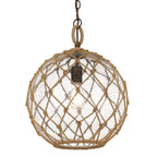 Golden Lighting 1092-M BC-SD Burnished Chestnut Wry Lighting Haddoc 1-light Pendant In Burnished Chestnut Image 1