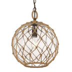Golden Lighting 1092-M BC-SD Burnished Chestnut Wry Lighting Haddoc 1-light Pendant In Burnished Chestnut Image 2