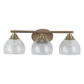 Golden Lighting 1094-BA3 BCB-HCG Brushed Champagne Brass Golden Lighting Ariella 3-light Vanity In Brushed Champagne Brass Image 1