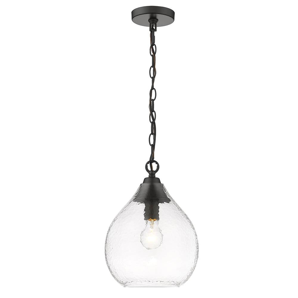 Golden Lighting Ariella Golden Lighting Ariella 1-light Pendant In Brushed Champagne Brass