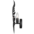 Golden Lighting Aruba Wry Lighting Aruba 1-light Wall Sconce In Natural Black