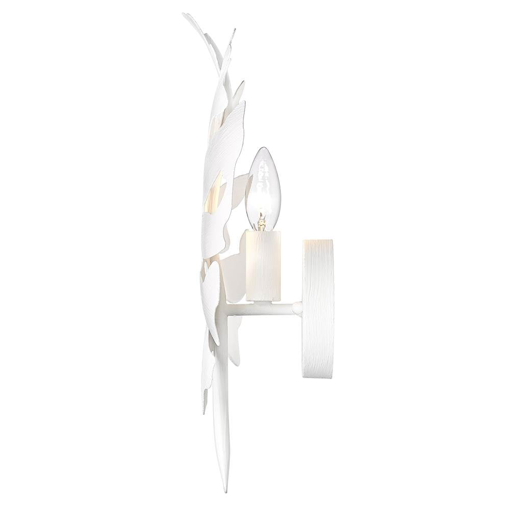 Golden Lighting Aruba Wry Lighting Aruba 1-light Wall Sconce In Natural Black