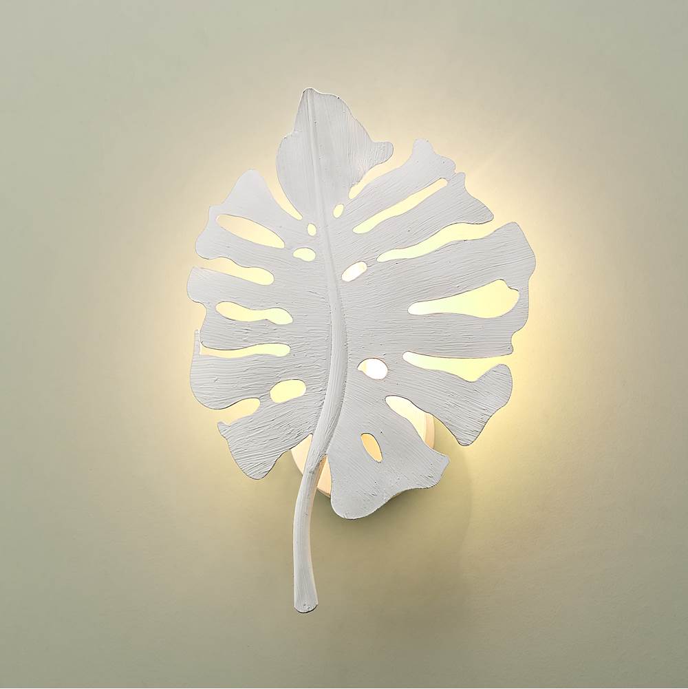 Golden Lighting 1103-1W TWP Textured White Plaster Wry Lighting Aruba 1-light Wall Sconce In Textured White Plaster Image 4