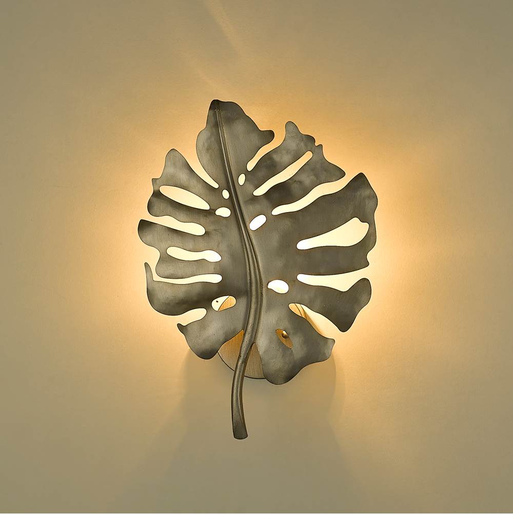 Golden Lighting 1103-1W WG White Gold Wry Lighting Aruba 1-light Wall Sconce In White Gold Image 5