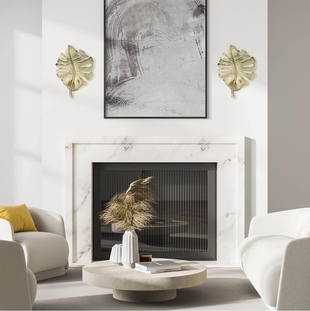 Golden Lighting 1103-1W WG White Gold Wry Lighting Aruba 1-light Wall Sconce In White Gold Image 4