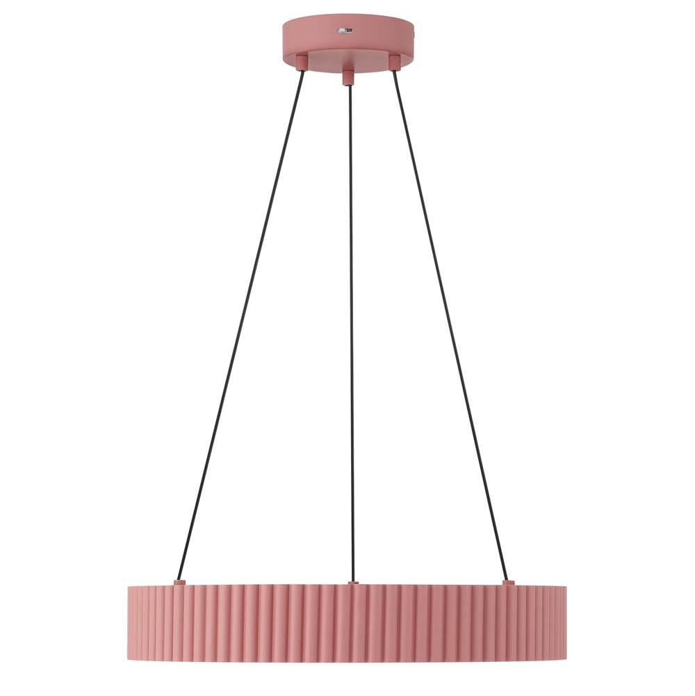Golden Lighting 1146-20 BL Blush Wry Lighting Sashay Integrated Led 20'' Pendant In Blush Image 1