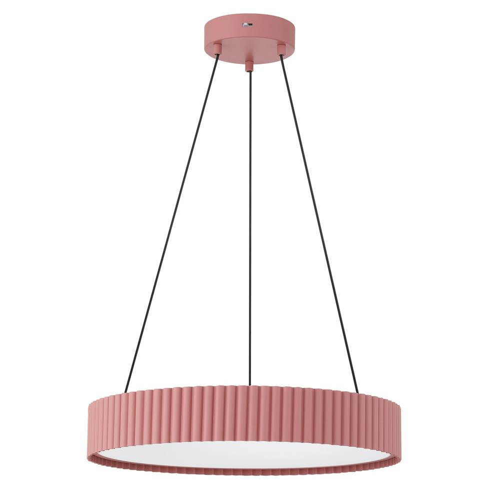 Golden Lighting Sashay Wry Lighting Sashay Integrated Led 20'' Pendant In Blush