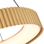 Golden Lighting 1146-20 HY Honey Gold Wry Lighting Sashay Integrated Led 20'' Pendant In Honey Gold Image 4