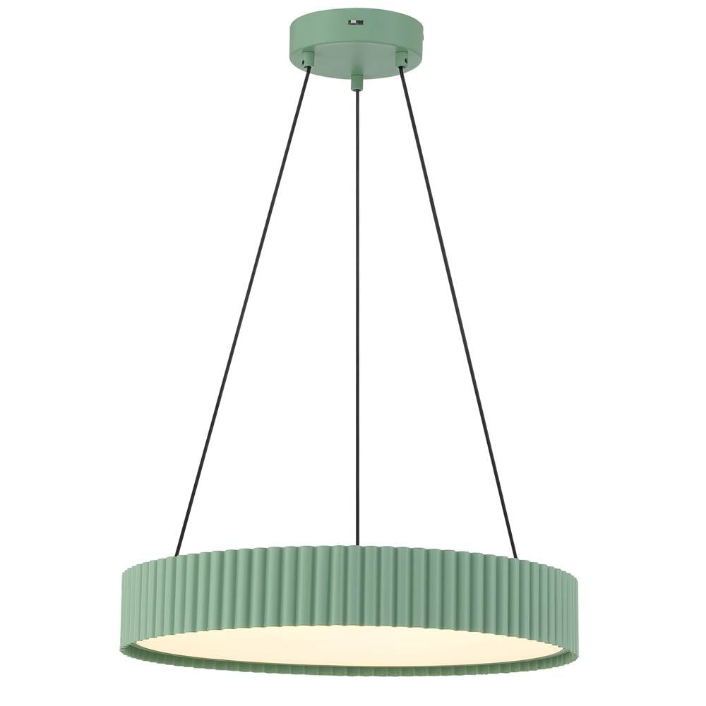 Golden Lighting Sashay Wry Lighting Sashay Integrated Led 20'' Pendant In Blush