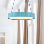 Golden Lighting 1146-20 SB Sky Blue Wry Lighting Sashay Integrated Led 20'' Pendant In Sky Blue Image 3