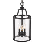 Golden Lighting Payton Golden Lighting Payton 3-light Pendant In Brushed Champagne Brass