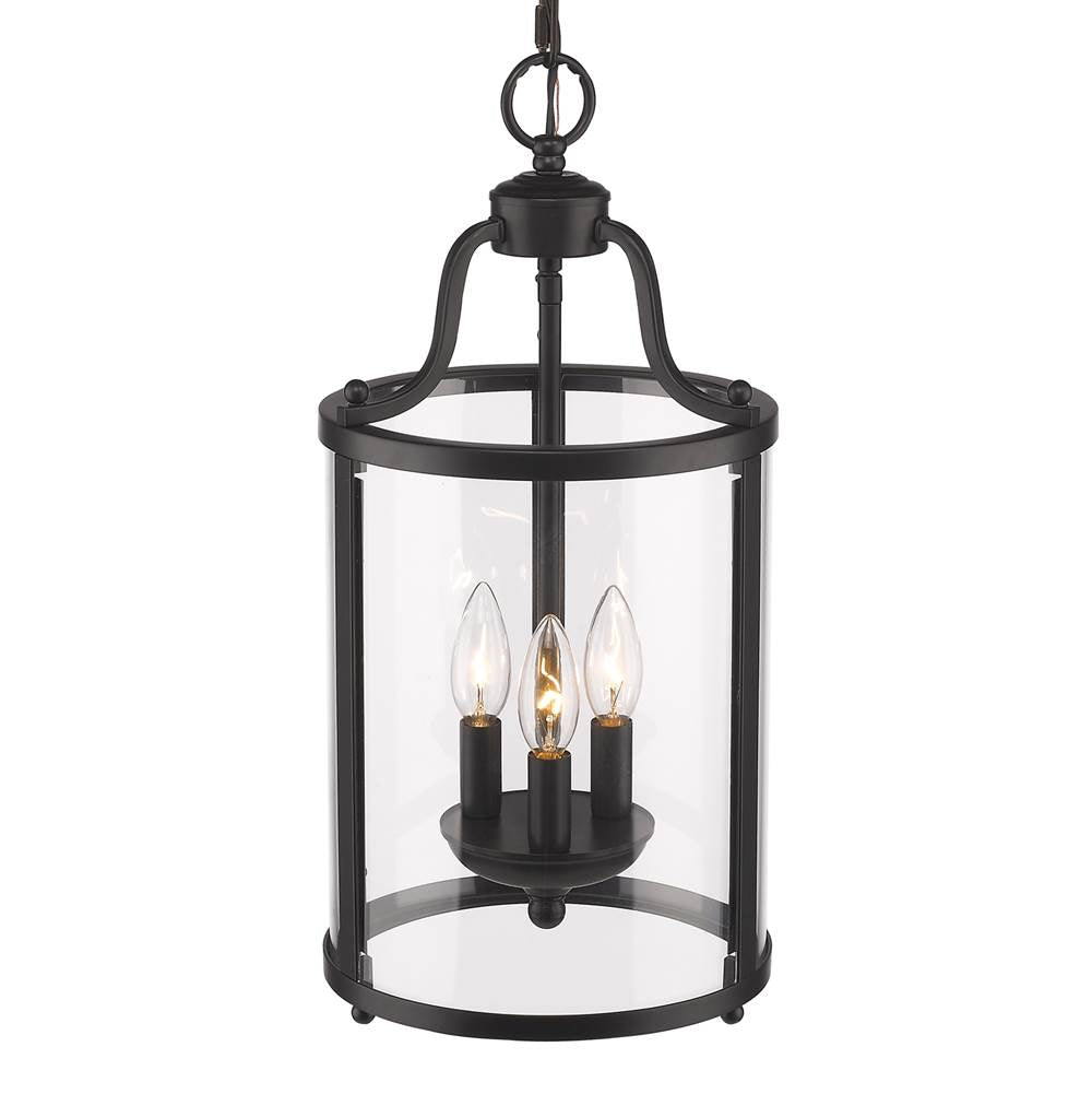 Golden Lighting Payton Golden Lighting Payton 3-light Pendant In Brushed Champagne Brass