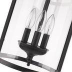 Golden Lighting 1157-3P BLK Matte Black Golden Lighting Payton 3-light Pendant In Matte Black Image 3