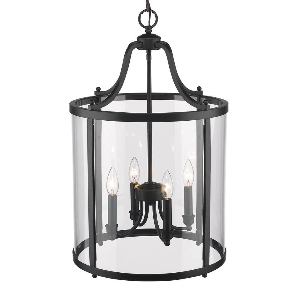 Golden Lighting Payton Golden Lighting Payton 4-light Pendant In Matte Black