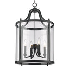 Golden Lighting 1157-4P BLK Matte Black Golden Lighting Payton 4-light Pendant In Matte Black Image 2