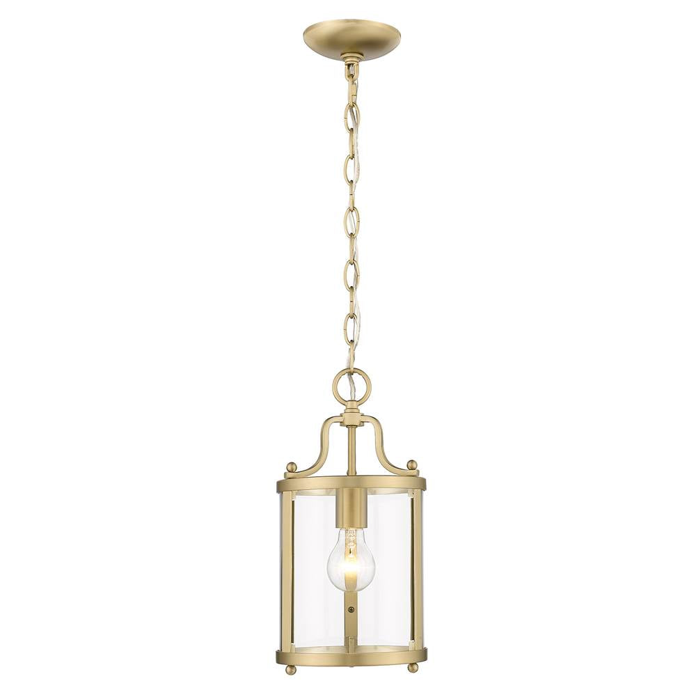 Golden Lighting Payton Golden Lighting Payton 1-light Pendant In Brushed Champagne Brass