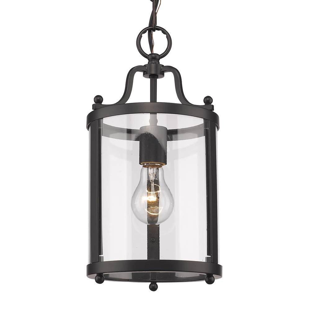 Golden Lighting Payton Golden Lighting Payton 1-light Pendant In Matte Black