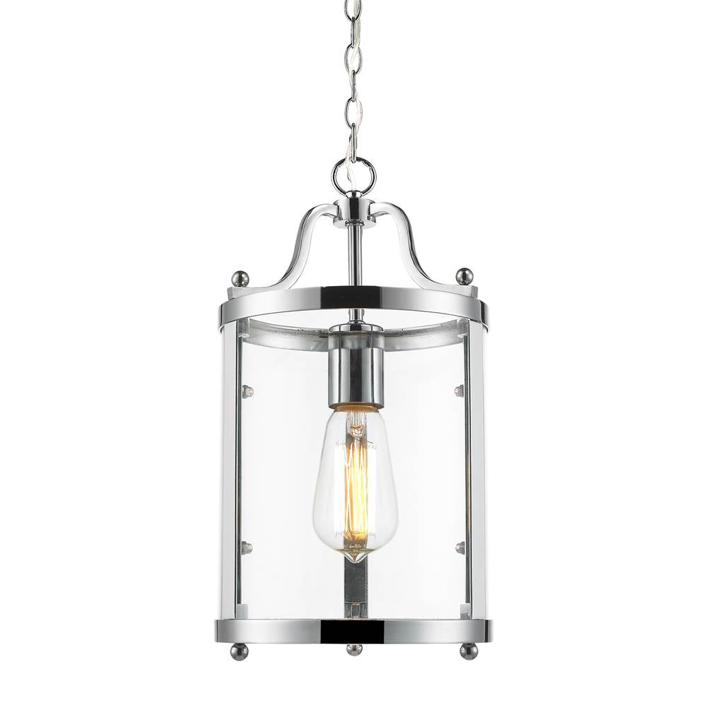 Golden Lighting 1157-M1L CH Chrome Golden Lighting Payton 1-light Pendant In Chrome Image 4