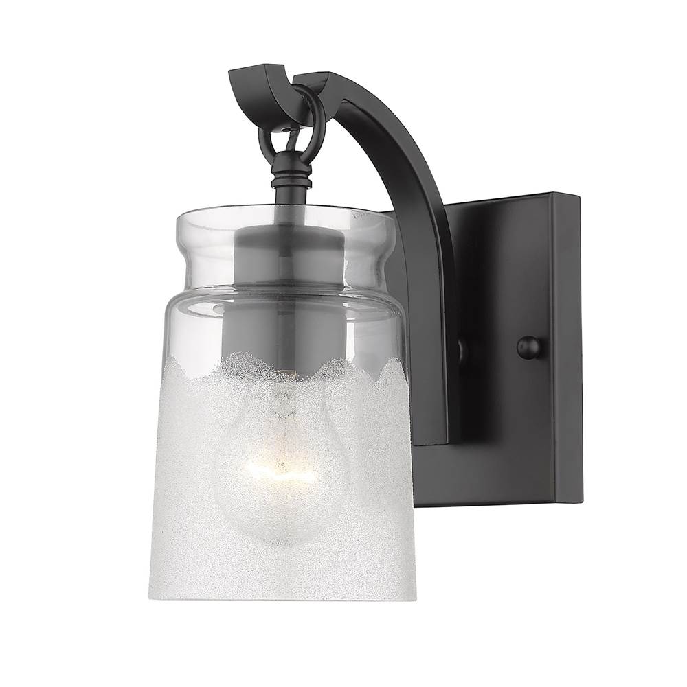 Golden Lighting Travers Golden Lighting Travers 1-light Vanity In Matte Black