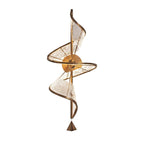 Golden Lighting Aurora Ziva By Golden Lighting Aurora Integrated Led Wall Sconce In Brushed Champagne