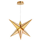 Golden Lighting Spectrum Ziva By Golden Lighting Spectrum Integrated Led 29in Pendant In Rose Gold