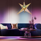 Golden Lighting 1555-30 RG Rose Gold Ziva By Golden Lighting Spectrum Integrated Led 29in Pendant In Rose Gold Image 3