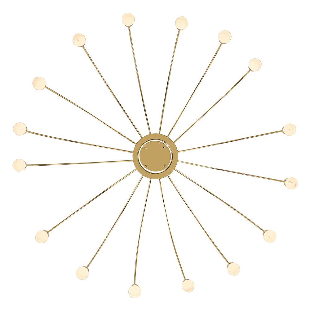 Golden Lighting 1573-16 TG-A Titanium Gold Yep By Golden Lighting Vario Integrated Led 16 Light Chandelier In Titanium Gold With Globe Diffusers Image 6