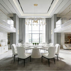 Golden Lighting 1573-16 TG-A Titanium Gold Yep By Golden Lighting Vario Integrated Led 16 Light Chandelier In Titanium Gold With Globe Diffusers Image 3