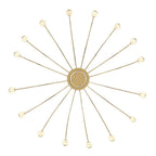 Golden Lighting 1573-16 TG-C Titanium Gold Yep By Golden Lighting Vario Integrated Led 16 Light Chandelier In Titanium Gold With Crystal Diffusers Image 6