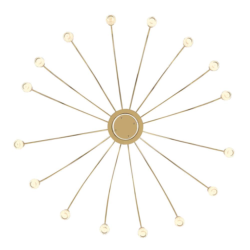 Golden Lighting 1573-16 TG-C Titanium Gold Yep By Golden Lighting Vario Integrated Led 16 Light Chandelier In Titanium Gold With Crystal Diffusers Image 6