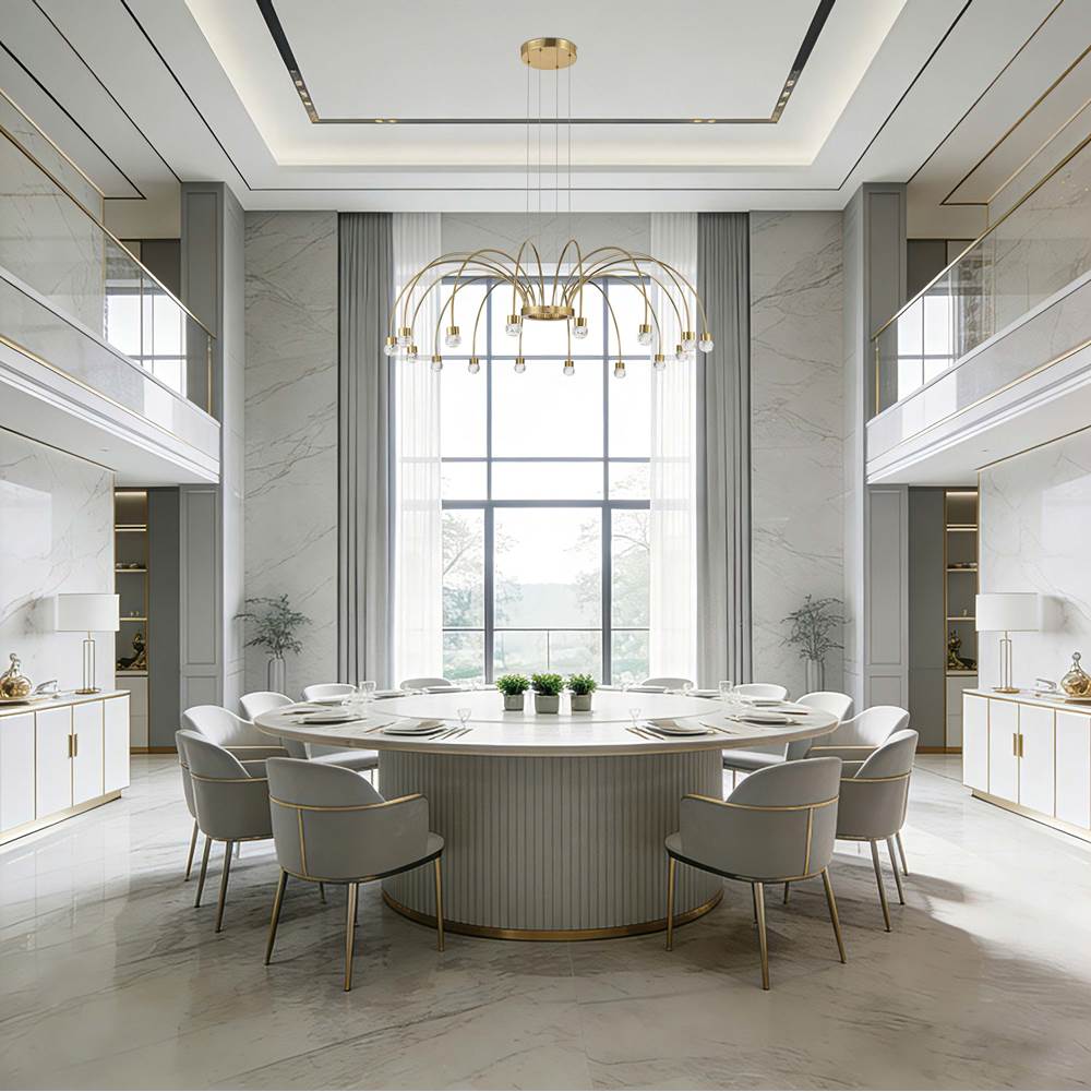 Golden Lighting 1573-16 TG-C Titanium Gold Yep By Golden Lighting Vario Integrated Led 16 Light Chandelier In Titanium Gold With Crystal Diffusers Image 3