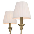 Golden Lighting 1622-6 BCB-EPW Brushed Champagne Brass Yep By Golden Lighting Cambira 6-light Chandelier In Brushed Champagne Brass With Empire Pleated White Shade Image 3