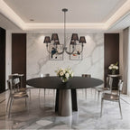 Golden Lighting 1622-6 ORB-EHB Oil Rubbed Bronze Yep By Golden Lighting Cambira 6-light Chandelier In Oil Rubbed Bronze With Empire Hardback  Shade Image 2