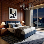 Golden Lighting 1622-6 PN-EHB Polished Nickel Yep By Golden Lighting Cambira 6-light Chandelier In Polished Nickel With Empire Hardback  Shade Image 2