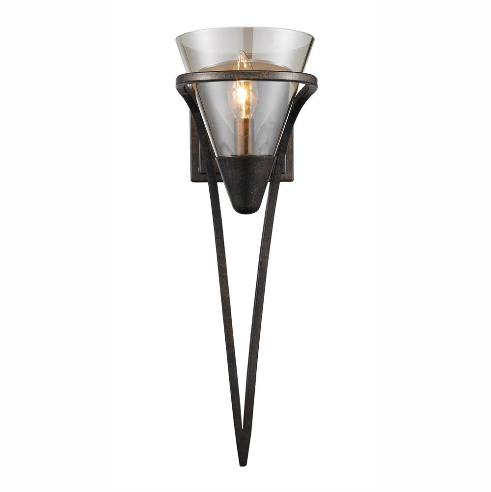 Golden Lighting Olympia Wry Lighting Olympia 1-light Wall Sconce In Burnt Sienna