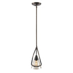 Golden Lighting 1648-M1L BUS Burnt Sienna Wry Lighting Olympia 1-light Pendant In Burnt Sienna Image 1