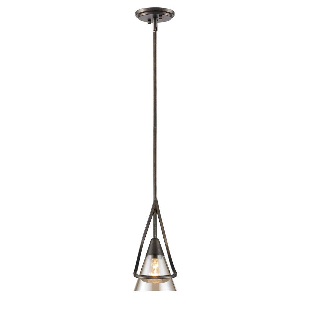 Golden Lighting Olympia Wry Lighting Olympia 1-light Pendant In Burnt Sienna