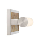 Golden Lighting 1672-BA24 BN-MR Brushed Nickel Yep By Golden Lighting Stratum Integrated Led 24in Vanity In Brushed Nickel With Moon Rock Slate Image 5