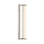 Golden Lighting 1672-BA18 BN-PRG Brushed Nickel Yep By Golden Lighting Stratum Integrated Led 18in Vanity In Brushed Nickel With Persian Green Marble Image 5