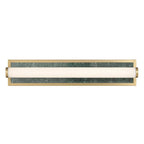 Golden Lighting Stratum Yep By Golden Lighting Stratum Integrated Led 24in Vanity In Brushed Champagne Brass With Persian Green Marble