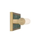 Golden Lighting 1672-BA24 BCB-PRG Brushed Champagne Brass Yep By Golden Lighting Stratum Integrated Led 24in Vanity In Brushed Champagne Brass With Persian Green Marble Image 5