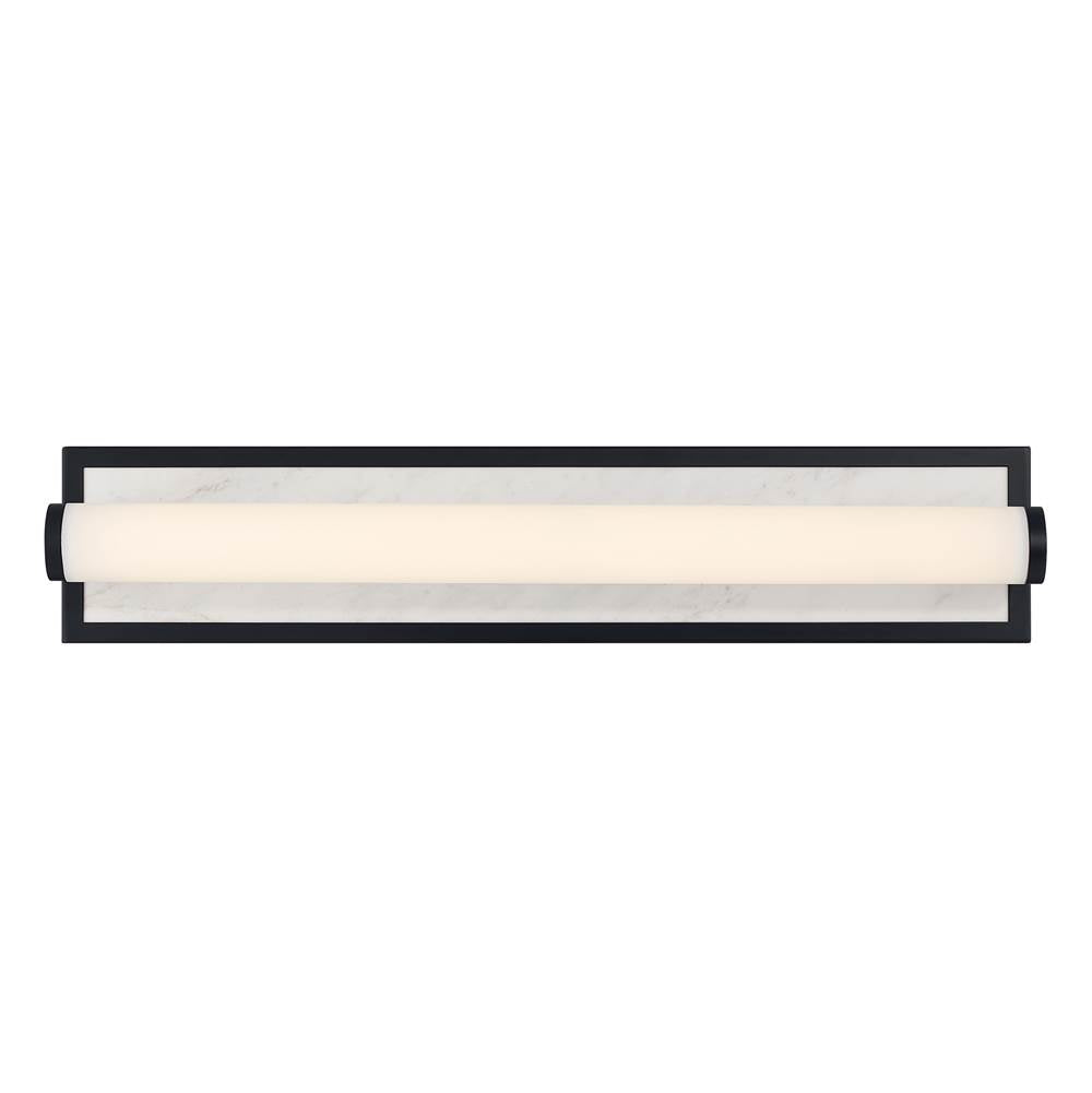 Golden Lighting Stratum Yep By Golden Lighting Stratum Integrated Led 24in Vanity In Brushed Champagne Brass With Jazz White Marble