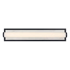 Golden Lighting Stratum Yep By Golden Lighting Stratum Integrated Led 24in Vanity In Brushed Champagne Brass With Jazz White Marble