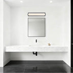 Golden Lighting 1672-BA24 BLK-JW Matte Black Yep By Golden Lighting Stratum Integrated Led 24in Vanity In Matte Black With Jazz White Marble Image 3