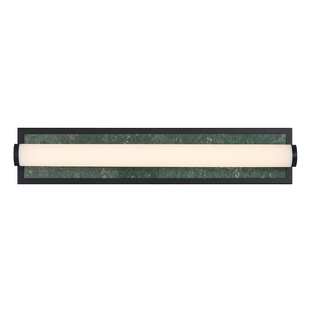 Golden Lighting Stratum Yep By Golden Lighting Stratum Integrated Led 24in Vanity In Brushed Champagne Brass With Persian Green Marble